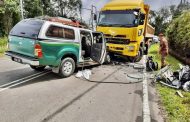 Seorang maut, dua cedera dalam kemalangan di Jalan Tamparuli-Ranau