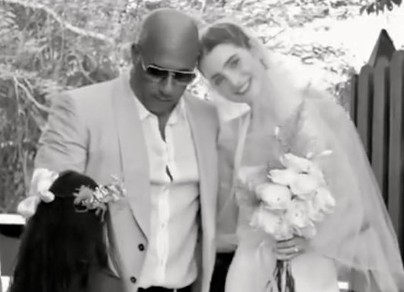 Vin Diesel iringi anak perempuan Paul Walker berkahwin