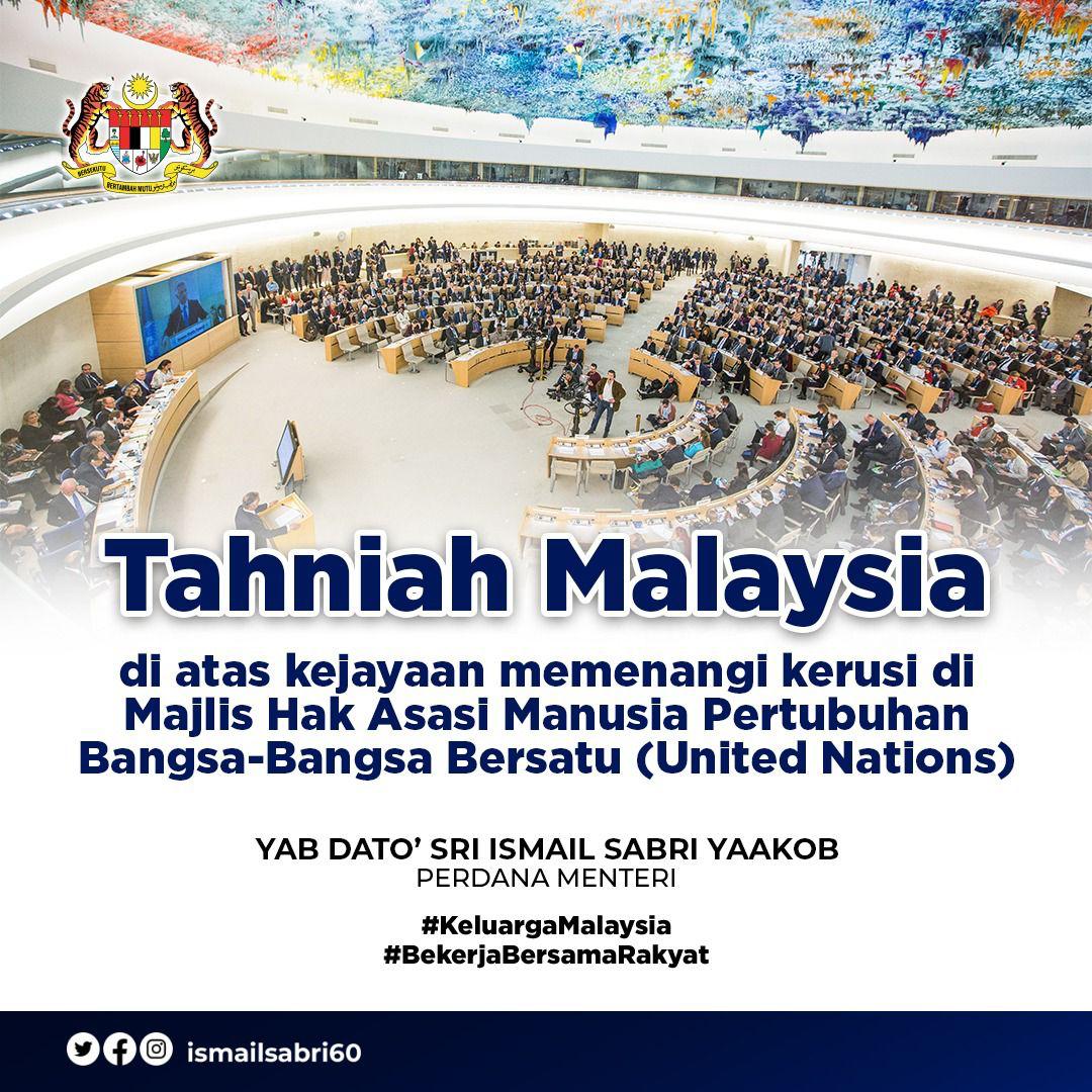 Malaysia menang kerusi Majlis Hak Asasi Manusia PBB