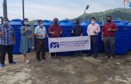 FSI donates water tanks to 10 villages in Inanam