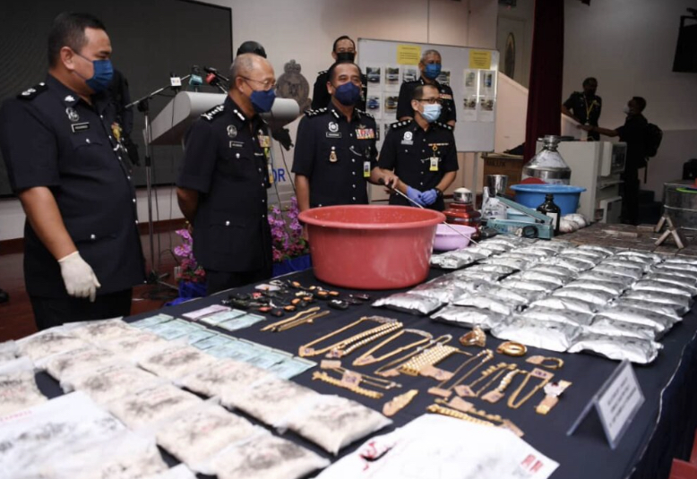Kingpin diberkas, polis rampas dadah RM10.13 juta