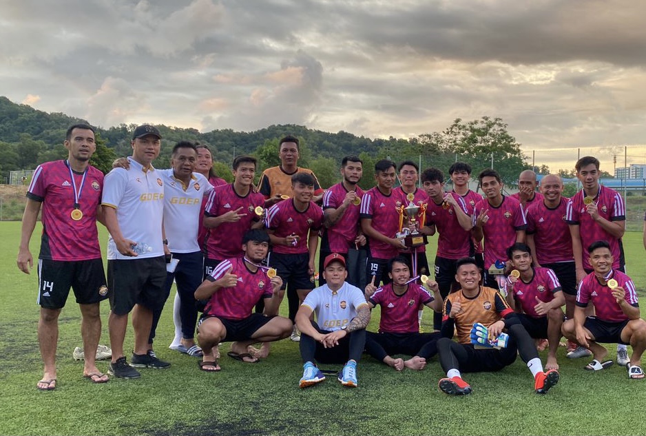 Tenang FC muncul juara kejohanan bola sepak anjuran UMNO KDMR Sepanggar