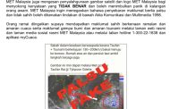 Maklumat “Taufan + Tsunami berkelajuan 150-200 km/j bakal menuju ke Borneo” adalah palsu