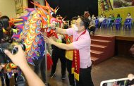 Dexter Lau officiates new sets of flags, 19 dragons and 46 lions for Wei Wu Sabah Assoc