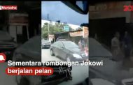 Rombongan Jokowi perlahan kenderaan, beri laluan kepada ambulans