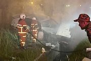 Seorang maut, sebuah kereta terbakar kemalangan tiga kenderaan di Kota Kinabalu 