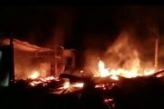 Rumah musnah dijilat api di Tenom 