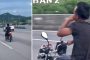 Penunggang motosikal tular khayal, hidu gam diburu polis 