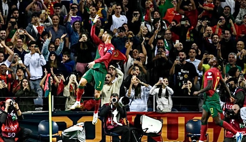 Dua gol Ronaldo bawa Portugal ke Euro 2024