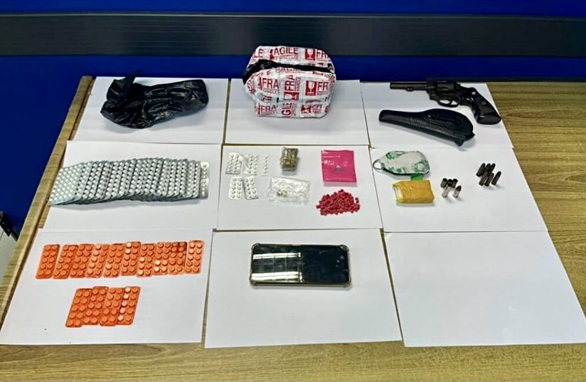 Remaja 17 tahun ditahan bersama sepucuk pistol dan pelbagai jenis dadah