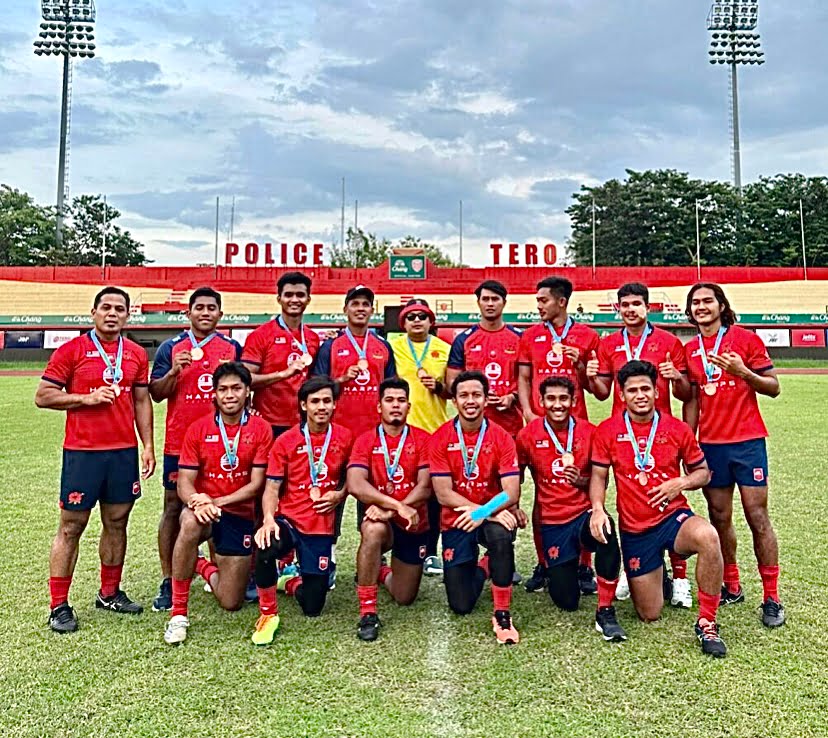 Malaysia lakar sejarah raih pingat gangsa di Kejohanan Ragbi Asia Seven Series 2023
