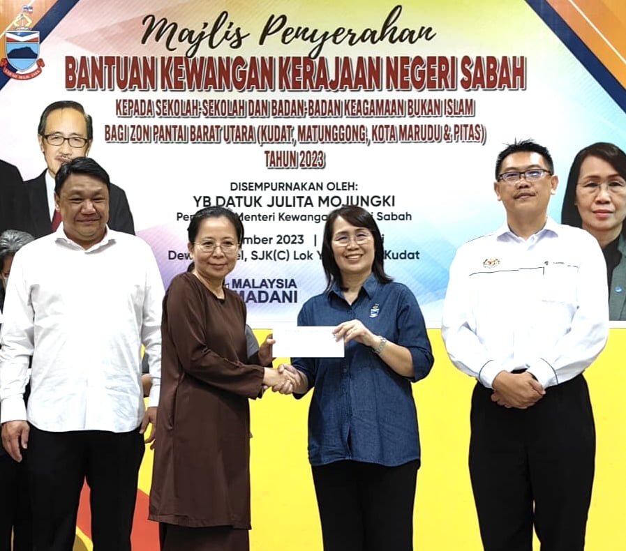 Kerajaan Negeri beri bantuan kewangan RM7.81 juta kepada 77 sekolah, badan keagamaan bukan Islam Zon Pantai Barat Utara
