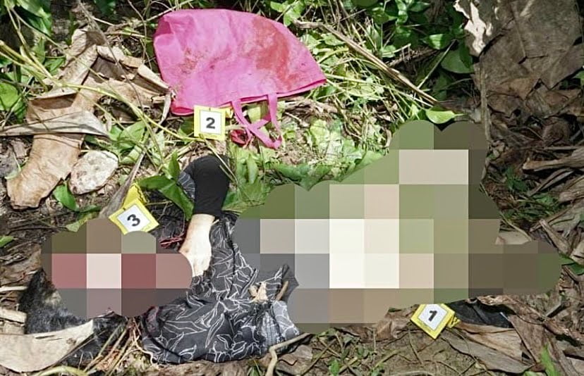 Wanita separuh bogel ditemukan maut dipercayai disamun, dirogol di Lahad Datu