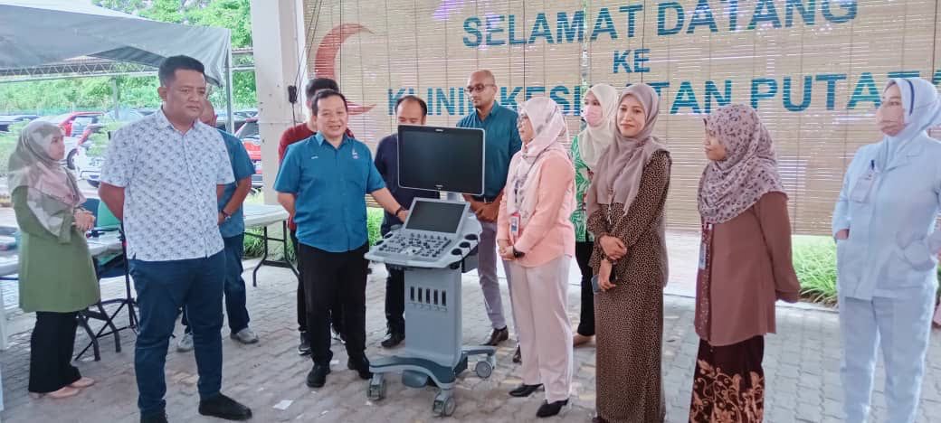 Klinik Kesihatan Putatan terima mesin ultrabunyi