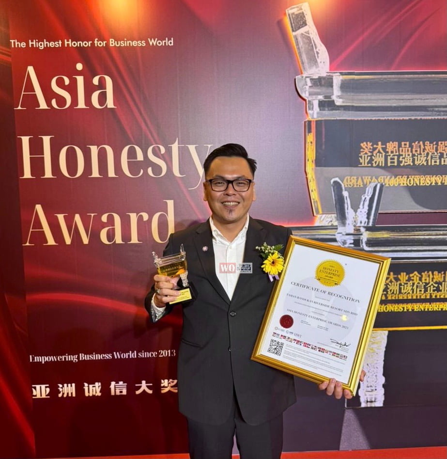 Taman Bandukan Riverside Resort terima Anugerah Pengiktirafan Asia