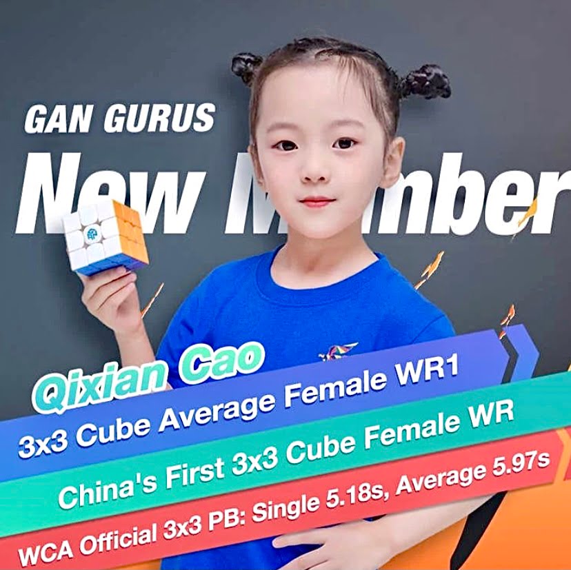 Cipta rekod dunia, budak enam tahun susun kiub rubik 5.97 saat