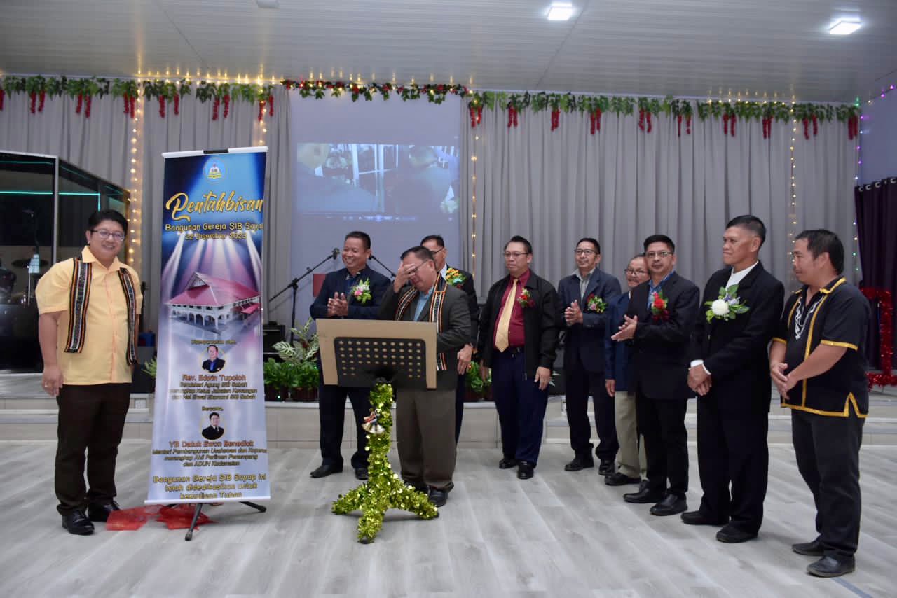 Sambutan Krismas Kg. Sayap lebih bermakna dengan bangunan baharu Gereja SIB