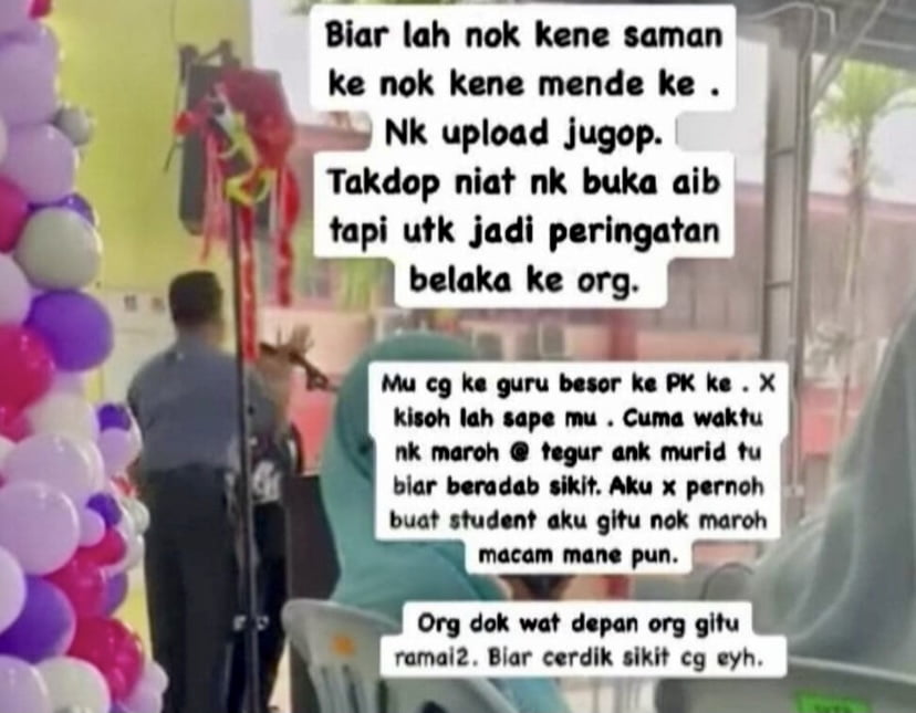 Kementerian Pendidikan ambil perhatian video guru kasari murid