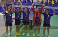 Dua pingat emas pertama SAGA X milik Sandakan