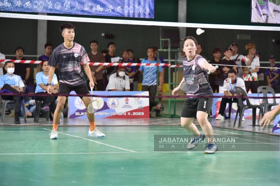 SAGA X: Badminton Kota Kinabalu, Tuaran rangkul dua emas
