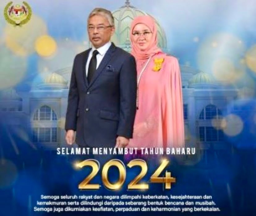 Tahun Baharu 2024: Agong, Permaisuri doakan kesejahteraan rakyat, negara