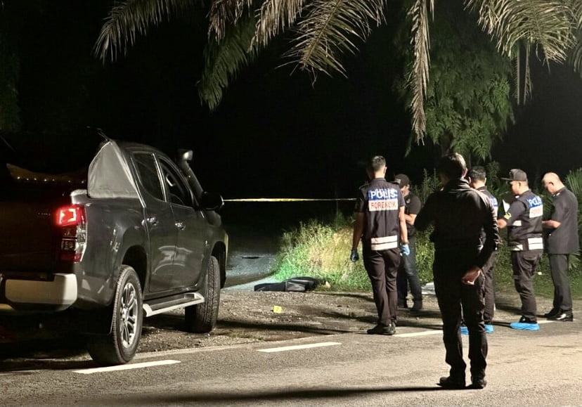 Penjenayah dikehendaki mati berbalas tembakan dengan polis