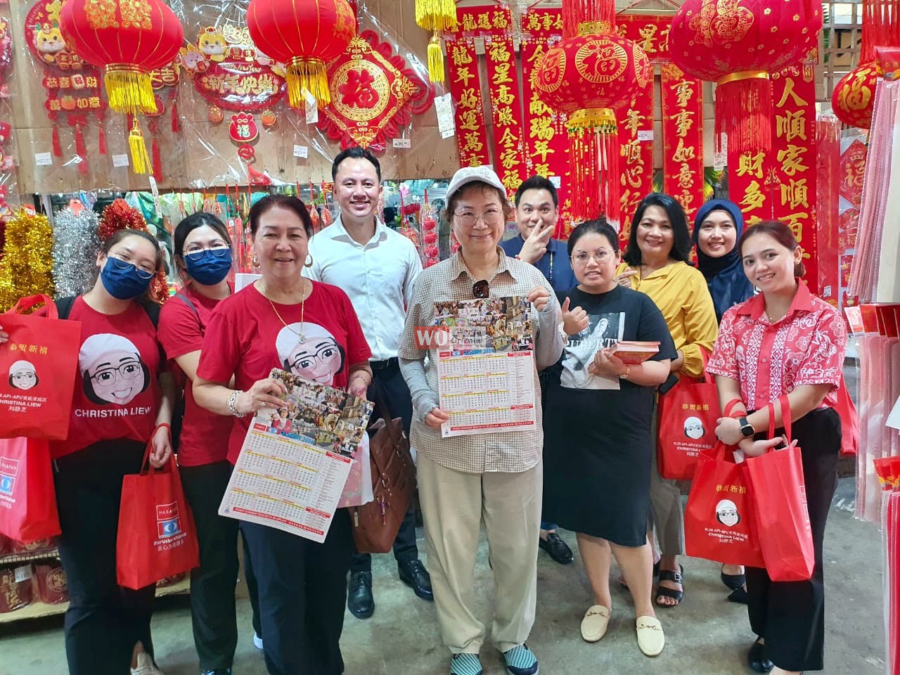 Liew starts her CNY walkabout