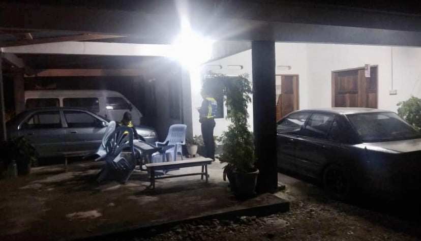 Tiga beranak diacu parang, disamun lima lelaki bertopeng