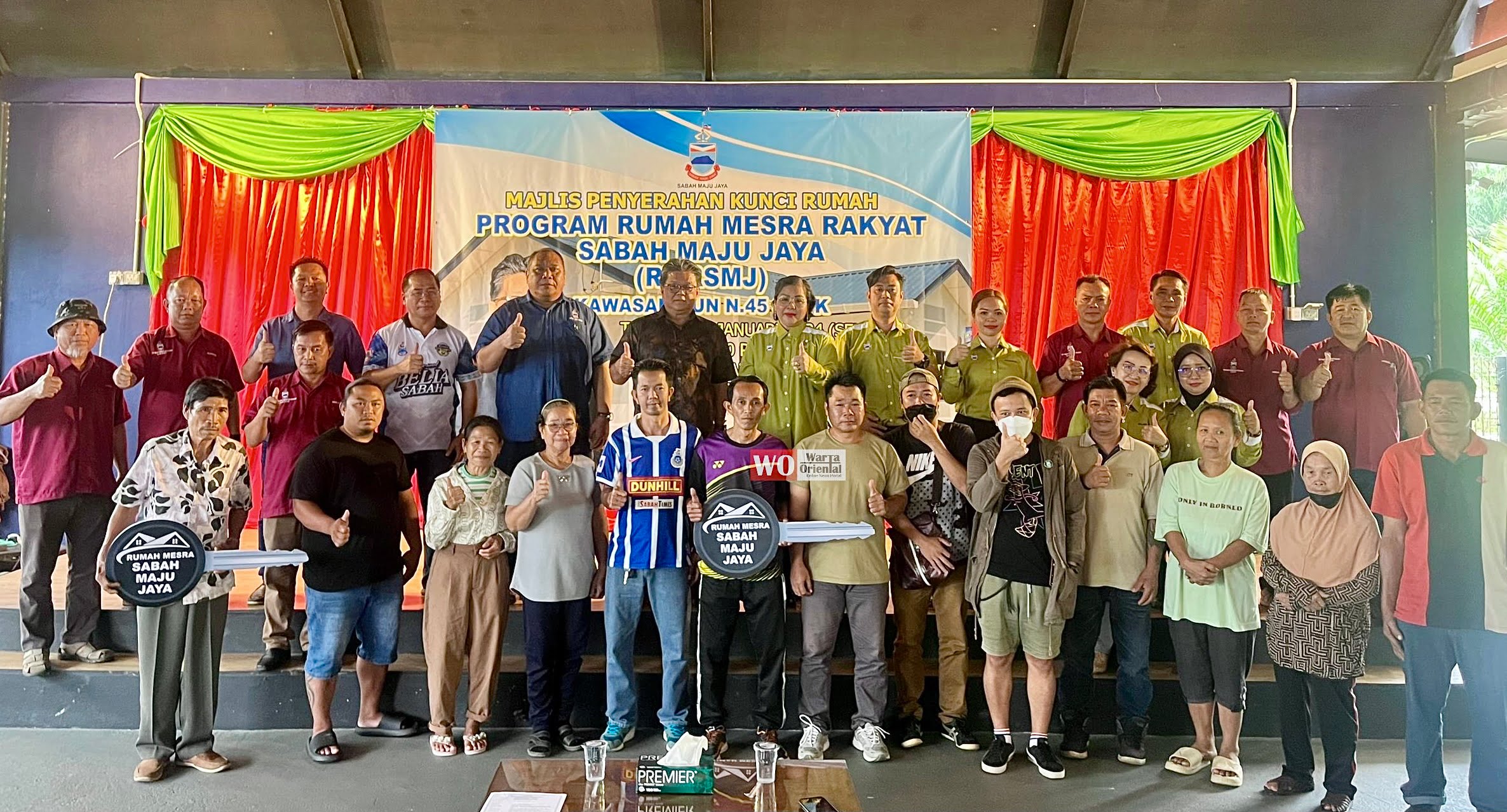 20 keluarga terima kunci Rumah Mesra SMJ di DUN Sook