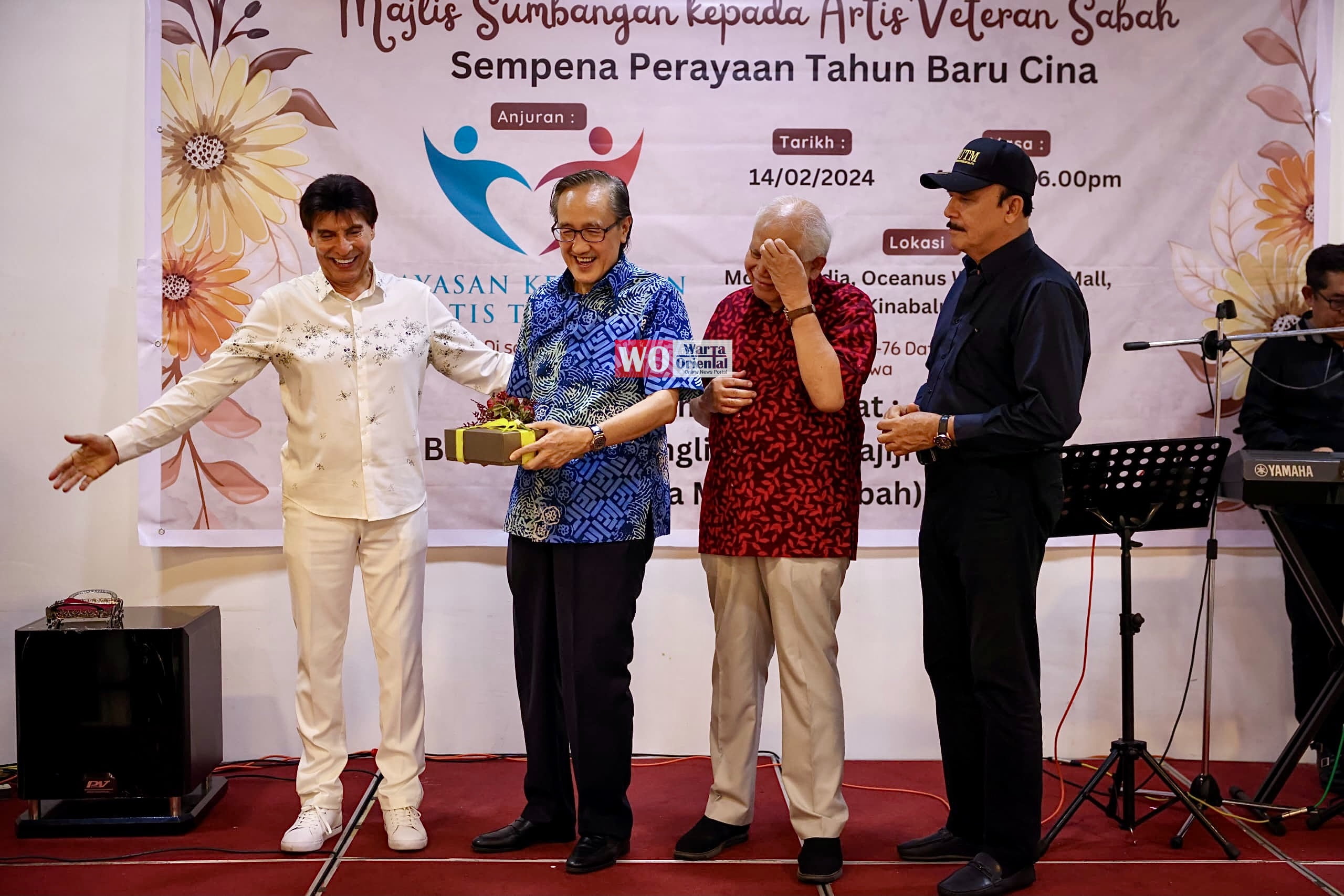 15 artis veteran Sabah terima sumbangan YKAT sempena Tahun Baharu Cina
