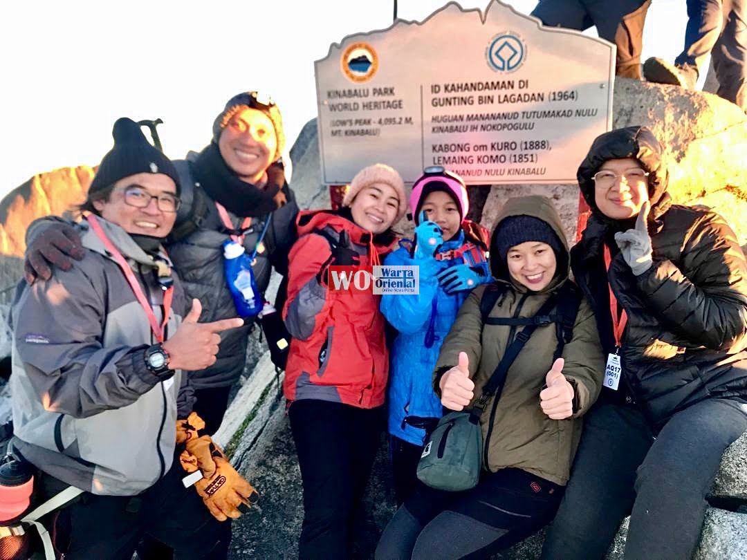4 pesakit bermasalah pendengaran HQE tawan Gunung Kinabalu