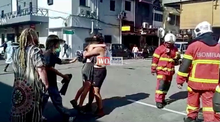 Enam warga asing diselamatkan dalam kebakaran di hotel di KK