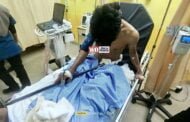 Lelaki cedera tertusuk besi alat pengutip sawit di Sandakan