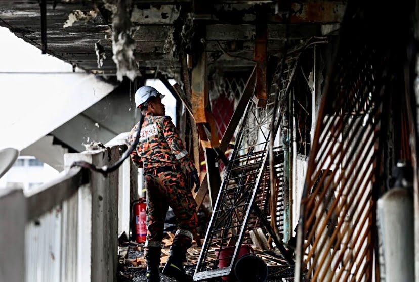 Pendawaian elektrik punca kebakaran Flat Sri Sabah