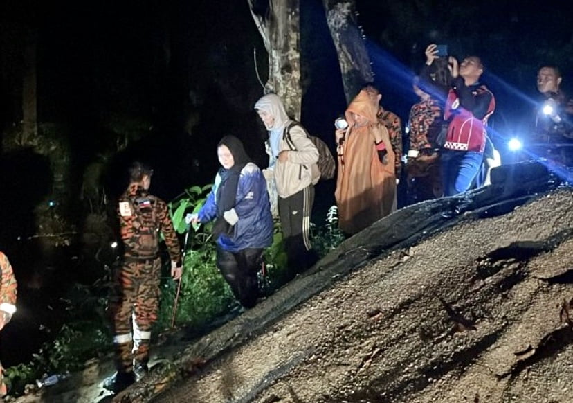 Enam pendaki sesat di Gunung Angsi ditemukan, seorang cedera