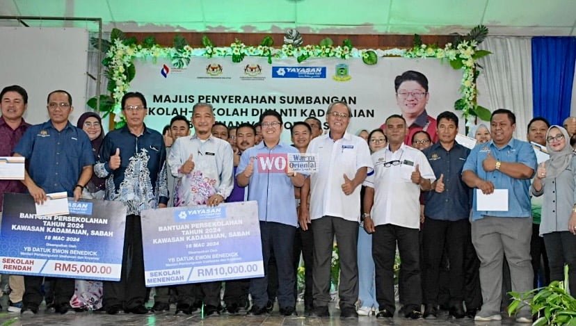33 sekolah DUN Kadamaian terima sumbangan bantuan persekolahan
