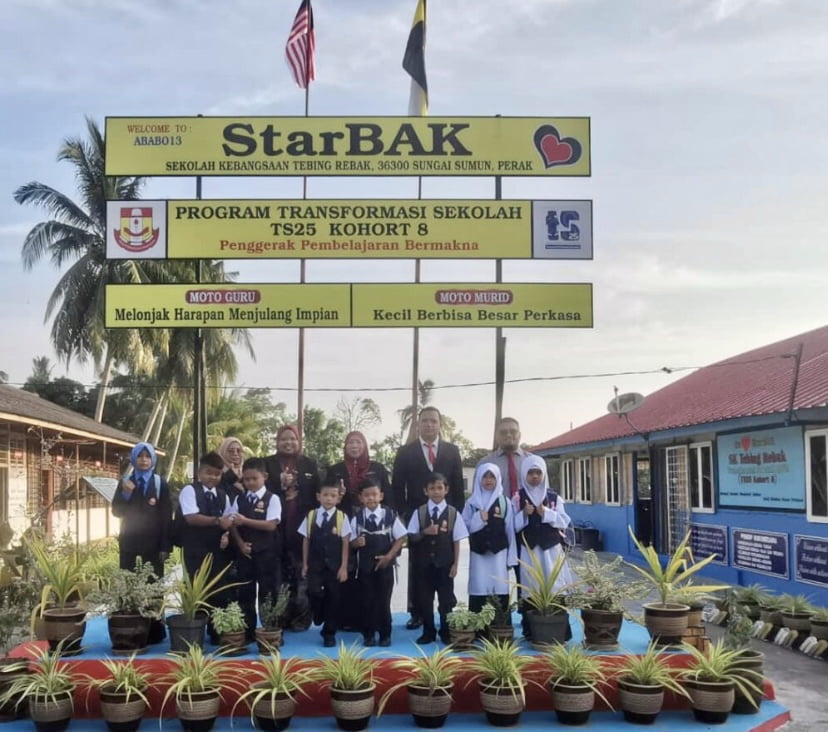Hanya dua murid Tahun 1 mendaftar di SK Tebing Rebak