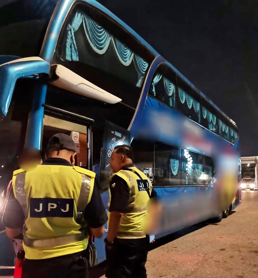 JPJ saman 12 buah bas ekspres kerana tiada pemandu kedua