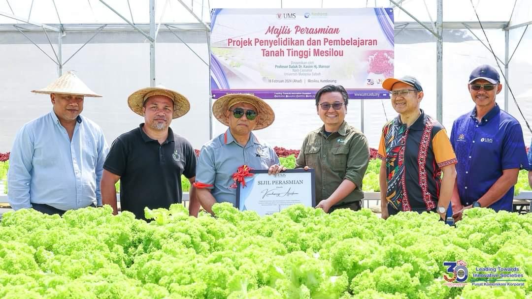 Pusat Penyelidikan dan Pembelajaran Pertanian Tanah Tinggi Mesilau dilancar