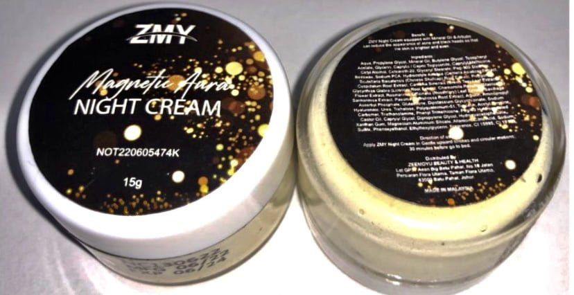 ZYM Magnetic Aura Night Cream dikesan ada racun