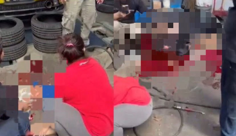Lelaki maut, rakan parah tayar jentolak meletup