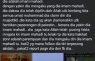 Polis siasat wanita dakwa Imam Mahdi