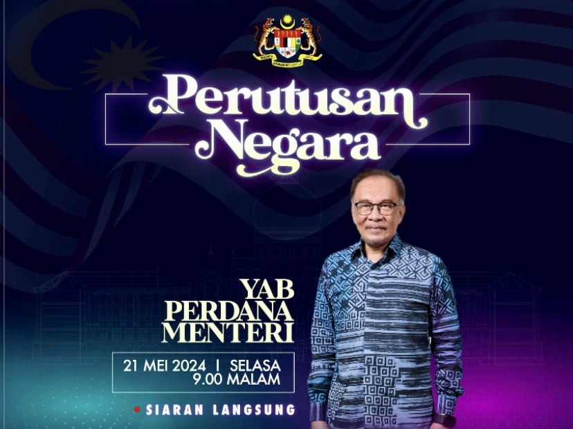 PM sampaikan Perutusan Negara  malam ini