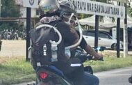 Bayi dibawa naik motor dengan alat pernafasan raih perhatian PM