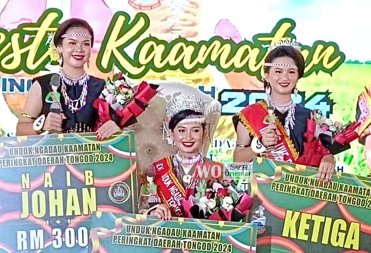 Cikgu Elviana dinobat sebagai Unduk Ngadau Kaamatan Tongod