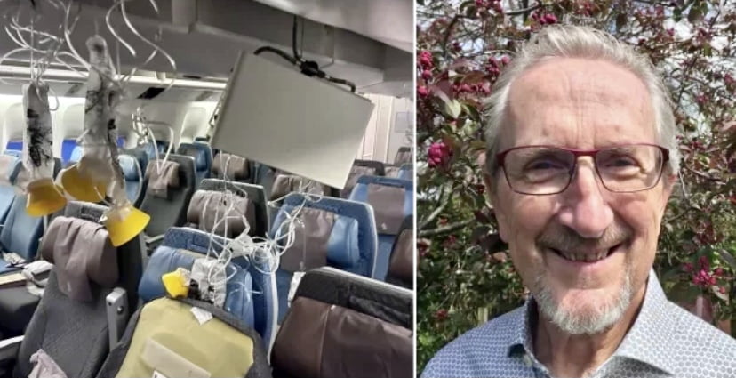 Tercampak atas siling pesawat antara mimpi ngeri penumpang Singapore Airlines