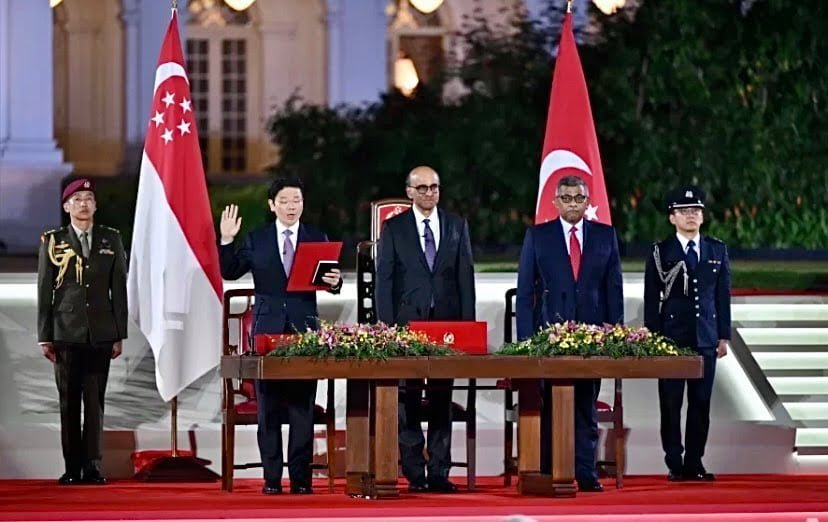 Lawrence angkat sumpah PM Singapura bersama 14 menteri Kabinet 
