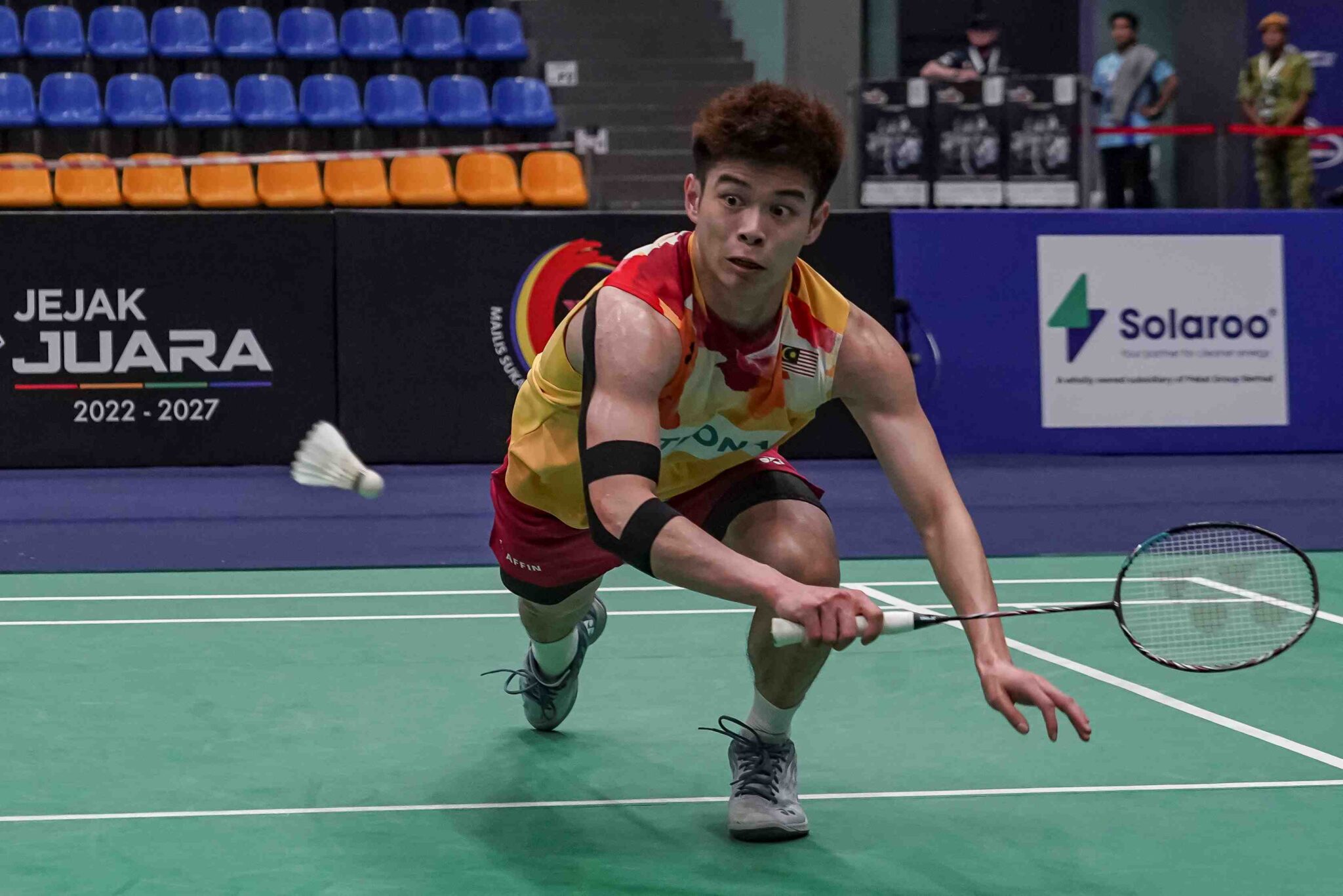 Jun Hao ‘smash’ Ginting di Terbuka Singapura