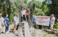Dr. Joachim pinopohimagon jambatan gantung wagu Baang Malinsau, Kampung Linapasan