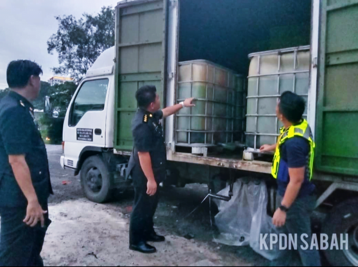 4,400 liter minyak diesel dirampas, seorang ditangkap di P'pang